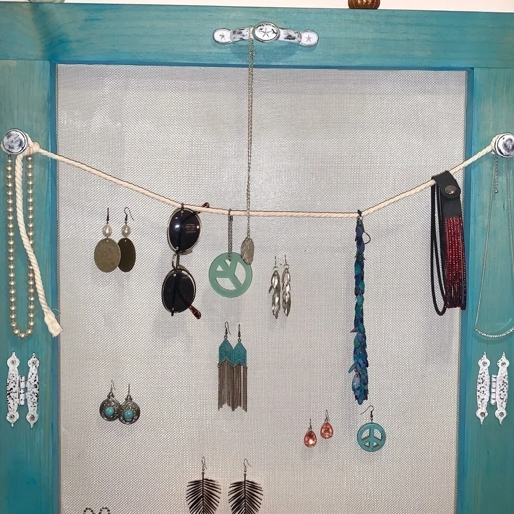 New Handmade Gift Jewelry hanging Organizer Display Extra Large Mother’s Day